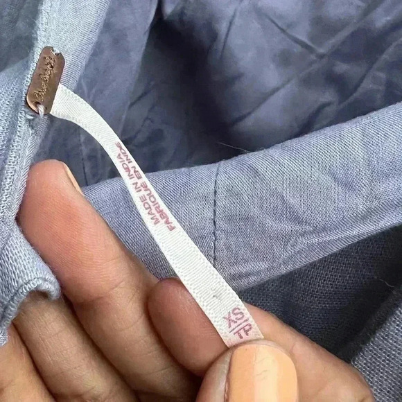 Free people lavender Xsm mini dress open back halter tie extra small - Picture 4 of 5